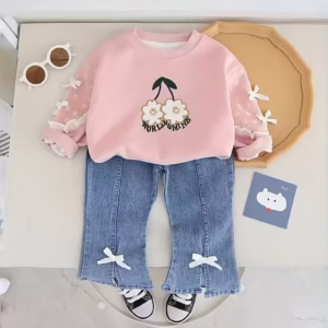 Conjunto pink rose