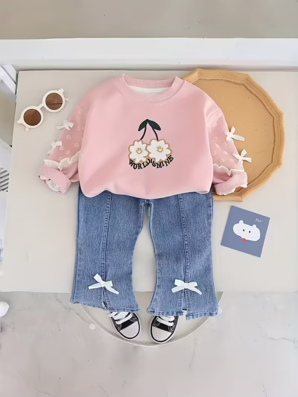 Conjunto pink rose