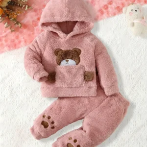 Conjunto Bear Pink Red