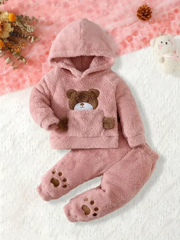 Conjunto Bear Pink Red