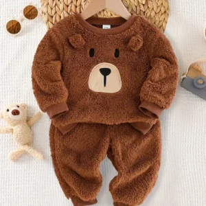 Conjunto afelpado oso
