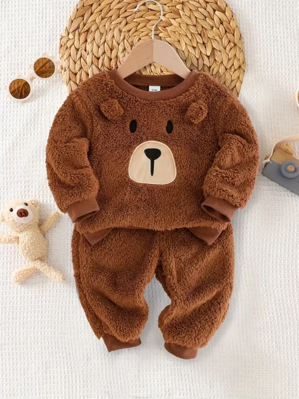 Conjunto afelpado oso