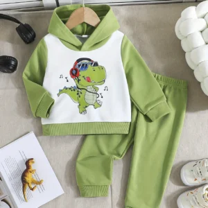 Conjunto Dino verde