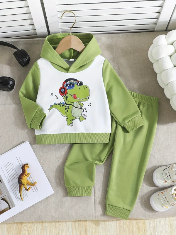 Conjunto Dino verde