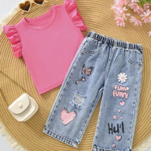 Conjunto pantalón jean y Polo