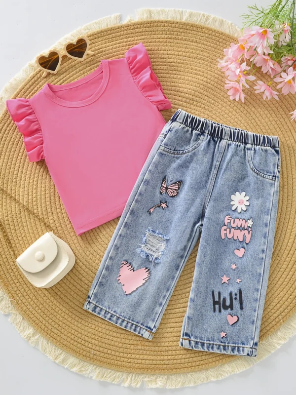 Conjunto pantalón jean y Polo
