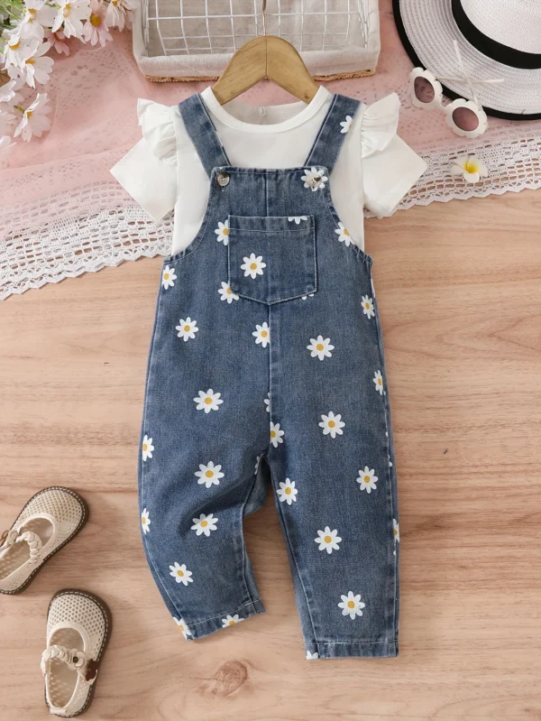 Overol jeans y Polo