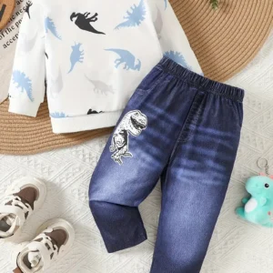 Conjunto de Dino Azul