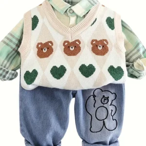 Conjunto tres piezas verde