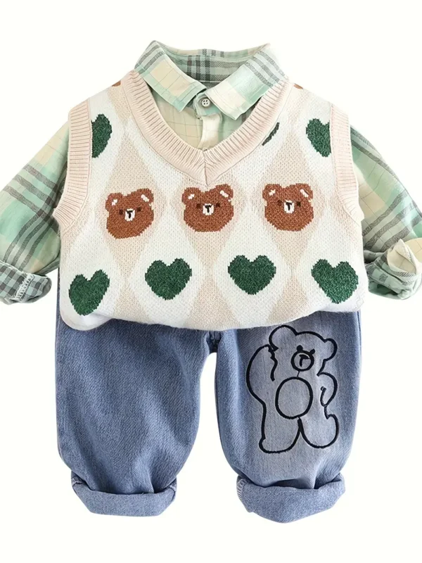Conjunto tres piezas verde