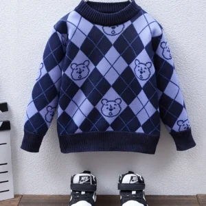 Chompa abrigadora navy blue