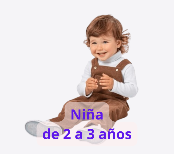 Ropa para niña de 2 a 3 años