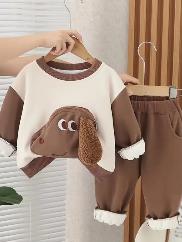 Conjunto abrigador grey