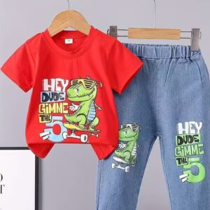 Conjunto Dino red