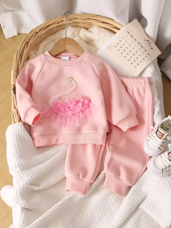 Conjunto pink cisne