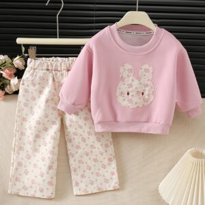 POLERA + PANTALON FLORES