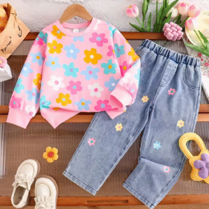 CONJUNTO PINK FLOREADO