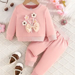 CONJUNTO PINK FLOR 9-12