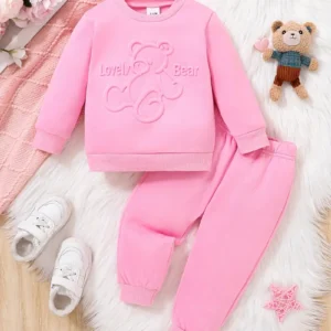 CONJUNTO PINK OSO 9-12