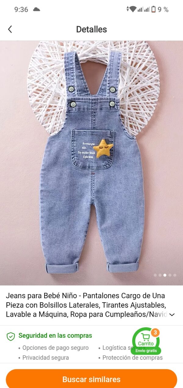Overol jeans ⭐