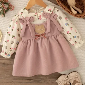 VESTIDO CORDUROY OSO 2-3