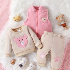 CONJUNTO 3 PIEZAS PINK 3-4
