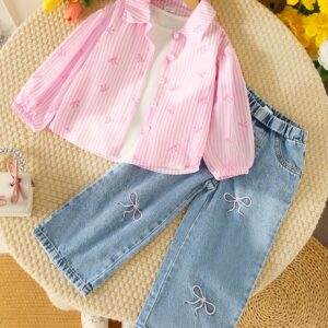 CONJUNTO 2 PIEZAS PINK LAZO 4-5