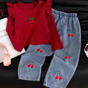 CONJUNTO 2 PIEZAS CEREZA 3-4