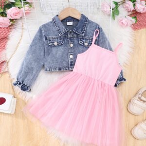 CASACA JEANS Y VESTIDO