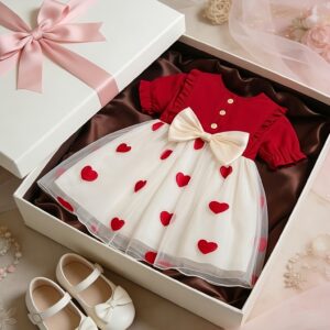 VESTIDO CORAZON ROJO